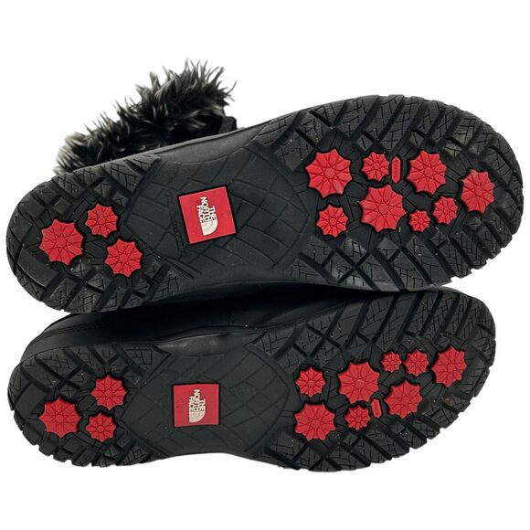 THE NORTH FACE NUPTSE PURNA BOOT WOMEN'S SHINY TNF Black A0Z3 size 9 - Picture 10 of 10